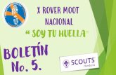 X ROVER MOOT NACIONAL - scout.org.hnscout.org.hn/wp-content/uploads/2019/12/Boletin-5_X-Rover-Moot-Na… · Garifunas Misquitos Los equipos Interclanes serán llamados de acuerdo