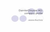 DaimlerChrysler AG- company profile · EWC Structure: DaimlerChrysler Merger development of a transatlantic working group June 1998: development of an international working group