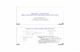 EE105 – Fall 2014 Microelectronic Devices and Circuitsee105/fa14/lectures/Lecture04-Non-id… · Feedback Amplifier Categories Voltage Amplifiers - Series-Shunt Feedback • A voltage