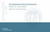 Convolutional Neural Networks€¦ · Convolutional Neural Networks Dozent: Dr. Zoran Nikolić Machine Learning Seminar Julia Odenthal Mathematisches Institut. 2/33 Gliederung Der