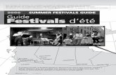 2006 SUMMER FESTIVALS GUIDE Guide Festivals d’été · guide festivals d’été 2006 summer festivals guide une plÉiade de festivals de musique classique se disputent chaque ÉtÉ
