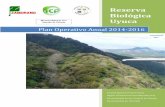 Reserva Biológica Municipalidad de San Uyucaicf.gob.hn/wp-content/uploads/2015/08/PLAN-OPERATIVO-RESERVA … · conectividad Actividades de restauración artificial o inducida .