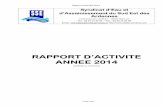 RAPPORT D’ACTIVITE ANNEE 2014 - ballay-syndicat.com€¦ · Rapport d'activité 2014 PAGE 1/29 RAPPORT D’ACTIVITE