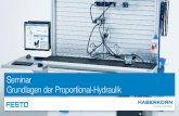 Seminar Grundlagen der Proportional-Hydraulik · In Kooperation mit der Firma Haberkorn GmbH bietet die Firma Festo GmbH das Seminar Grundlagen der Proportional-Hydraulik verständlich