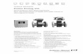 Technical Information Proline Promag 55S€¦ · Technical Information Proline Promag 55S Electromagnetic Flow Measuring System Flow rate measurement of liquids with solids content