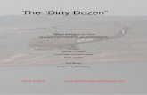 The “Dirty Dozen” · The “Dirty Dozen” Τµήµα διάλεξης µε τίτλο HUMAN FACTORS IN MAINTENANCE του Jon Byrd Director of Aviation Coosa Valley Technical