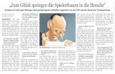 spottschau.com · „Zum Glück springen die Spielerfrauen in die Bresche Karikaturist Christoph Härringer über glattgebügelte Fußballer, Inspiration von der FIFA und die deutschen