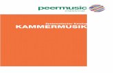 Systematischer Katalog KAMMERMUSIK - Peermusic Classical€¦ · tasteninstrumente klavier klavier - unterrichtswerke musik macht freude: blues 14,00 hawthorn, philip best.-nr. 4003