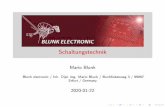 Schaltungstechnik · Schaltungstechnik Mario Blunk Blunk electronic / Inh. Dipl. Ing. Mario Blunk / Buch nkenweg 3 / 99097 Erfurt / Germany 2020-01-22