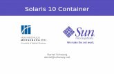 Solaris 10 Container - hs-merseburg.deuheuert/pdf/Anwendung Rechnernetze/V… · Vorteile Solaris 10 Container Zonen Container Netzwerk Beispiel Zonen/Container Zukunft Demo. Definition