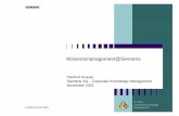 Wissensmanagement@Siemens - uni-due.de · 4 © Siemens AG 2001 IK CKM - Corporate Knowledge Management UniDuisburg_20011106. ppt SIEMENS Today’s impact of knowledge on share values