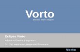 Eclipse Vorto Vorto€¦ · Vorto Eclipse Vorto Vorto Project Vorto Project Eclipse Vorto Information Meta Model IoT Tool Set Code Generators Repository The project – four components