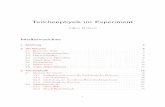 Teilchenphysik im Experiment · Teilchenphysik im Experiment Julian Merkert Inhaltsverzeichnis 1 Einleitung4 2 Die Versuche6 2.1 Braun'sche Röhre ...