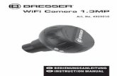 WiFi Camera 1 - Bresser€¦ · 3. Tippen Sie auf das Netzwerk „Bresser WiFi Camera“. HINWEIS! Wird „Bresser WiFi Camera“ nicht sofort angezeigt, versu-chen Sie es einige