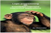 Logic programming for - SWI-Prolog · 2009-03-18 · 2 Logic programming for knowledge-intensive interactive applications ACADEMISCH PROEFSCHRIFT ter verkrijging van de graad van