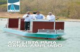 ACP LISTA PARA CANAL AMPLIADO - Canal de Panamáfútbol. El volumen de agua que puede contener una tina de las esclusas es semejante a la cantidad que usarían 18 piscinas olímpicas.