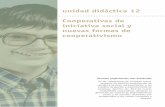 unidaddidáctica12 Cooperativasde iniciativasocialy ...ciriec.es/wp-content/uploads/2018/12/12-inic.pdf · cooperativismo Familias profesionales más habituales En las cooperativas