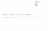 Raquel Andueza & La Galanía...2016/10/02  · Yo soy la locura – parels uit de Spaanse 17de eeuw In dit concertprogramma exploreert sopraan Raquel Andueza met haar ensemble La Galanía