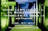 TSUBAME 2.0 から TSUBAME 2.5 3.0、更にはエクサへの進化on-demand.gputechconf.com/gtc/2013/jp/sessions/1002.pdf · TSUBAME 2.0) GPU: NVIDIA Fermi M2050 x 3 515GFlops, 3GByte