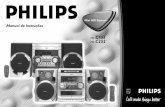 FW -C155 FW -C252 - Philips...6 MICROPHONE (FW-C252) – para conectar o microfone. 7 MIC LEVEL (FW-C252) – ajusta o nível de mixagem para karaoke ou gravação pelo microfone.