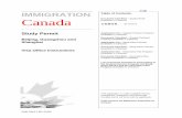 IMMIGRATION Canada · List of financial institutions participating in ... you could become inadmissible to Canada for ) of the five years under section 40 (2 ... as well as return
