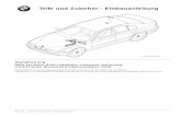 Teile und Zubehör - Einbauanleitung · BMW Onderdelen en accessoires – Montagehandleiding Parkeerverwarming BMW 5-serie (E39) linksgestuurd model, sedan en touring met M57 motor