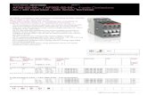 AF38-22-00-.. / AF38Z-22-00-.. 4-pole Contactors AC ….../ AF38Z-22-00-.. 4-pole Contactors AC / DC Operated - with Screw Terminals AF38(Z) contactors are used for controlling power