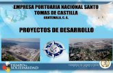 PROYECTOS DE DESARROLLO - cocatram Tomas... · “El Arenal”, para el proyecto de ampliación del puerto (Terminal de Contenedores y prolongación del muelle marginal). –Costo:
