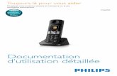 Documentation d’utilisation détaillée · 2012-12-06 · ECO, le nom du téléphone ECO+, la langue d'affichage et les paramètres d'affichage. [Services] - Permet de régler la