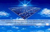 Naß-chemische Konditionierung von Siliziumsubstraten ... · ¾¾Random pyramids for Random pyramids for aa- -Si:H/cSi:H/c-Si hetero solar cells:Si hetero solar cells: Minimisation