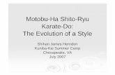 MotobuMotobu--Ha ShitoHa Shito--RyuRyu KarateKarate--Do:Do ...gckarateclub.weebly.com/uploads/2/0/9/5/20954514/... · MotobuMotobu--Ha ShitoHa Shito--RyuRyu Created by Shogo Kuniba