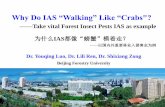 Why Do IAS “Walking” Like “Crabs? · 1 Dr. Youqing Luo, Dr. Lili Ren, Dr. Shixiang Zong Beijing Forestry University Why Do IAS “Walking” Like “Crabs"? ——Take vital