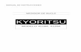 KYORITSU - فروشگاه تخصصی میتوسانKYORITSU 4118A / 4120A 7 • Especificaciones de Medición Impedancia de Bucle (IEC61557) Margen Margen de medición Intensidad de
