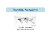 © Mario Freese Hiroki Sayama - Binghamton Universityharvey.binghamton.edu/~sayama/SSIE641/spring2016/5... · networks using NetworkX ... Network density – Characteristic path length