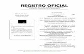 Año III - Nº 711 Quito, lunes 14 de marzo de 2016 · Documento con posibles errores digitalizado de la publicación original. Favor verificar con imagen. No imprima este documento