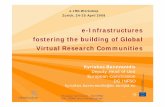 eInfrastructures fostering€the€building€of€Global Virtual ...e-irg.eu/documents/10920/272661/10+e-irg_workshop... · ššš3 EU€Council€Spring€2008€–economic€outlook