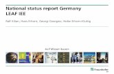 National status report Germany LEAF IEE€¦ · Auf Wissen bauen National status report Germany LEAF IEE Ralf Kilian, Hans Erhorn, Georgi Georgiev, Heike Erhorn-Kluttig