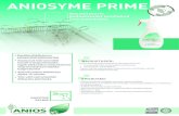 ANIOSYME PRIME - Tartu Ülikooli Kliinikum...ANIOSYME PRIME Kvaternaarammooniumikarbonaat, ensüümide kompleks (proteaas, lipaas, amülaas), pindaktiivsed ained, stabilisaatorid,