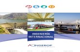 INGENIERÍA INTERNACIONAL - INGÉROP · PUENTES • Puentes y estructuras civiles para carreteras, ferrocarriles y aeropuertos • Puentes compuestos de acero u hormigón • Puentes
