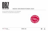 MEDIA-INFORMATIONEN 2020€¦ · MEDIA-INFORMATIONEN 2020 DBZ.de Kommunikationslösungen für die Zielgruppe Architekten und planende Bauingenieure