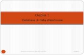 Chapter 1 Database Data Warehouse - …...ข อม ล สารสนเทศ และองค ความร (Data, Information and Knowledge) 3 Database & Data Warehouse ผ