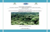 HAWASSA UNIVERSITY WONDO GENET COLLEGE OF FORESTRY … · WONDO GENET COLLEGE OF FORESTRY AND NATURAL RESOURCES TRAINING MANUAL ON: ... The aim of the statistical forest inventory