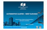 AUTOMOTIVE CLUSTER –WEST SLOVAKIA · ACWS Introduction Automotive Cluster – West Slovakia was founded by City of Trnava and Trnava Municipality Region in 2007. The mission is