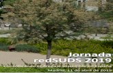 Jornada redSUDS 2019 - IIAMA · impulsar el cambio de paradigma en España, desde la óptica convencional del drenaje urbano hacia un drenaje que incorpore a los SUDS como solución