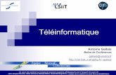 Téléinformatiquerussell.kilian.free.fr/2009-2010%20-%20LP%20SIL%20... · Téléinformatique – LP SIL/ARS Exemple 1: le modèle OSI Service description abstraite de fonctionnalités