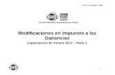 Modificaciones en Impuesto a las Gananciascpceonline.com.ar/wp-content/uploads/2017/01/Curso... · 3 Ley 27.346 “Modificaciones en el Impuesto a las Ganancias, el Monotributo y