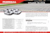 COMPLEMENTO GRAMA BLOCK - Pedregalpedregal.co.cr/Fichas/COMPLEMENTO GRAMABLOCK FT 2016.pdfCOMPLEMENTO GRAMA BLOCK El Grama Block es un elemento de concreto que permite a la superficie