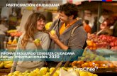 INFORME RESULTADO CONSULTA CIUDADANA Ferias ... · sectores de las ferias internacionales 2020 industrias creativas 42% (73 respuestas) agro-alimentos 28% (49 respuestas) el 82% de