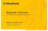 Maybank Indonesia · Kartu Kredit KPR KTA Highlight Perbankan Ritel Tabungan & Transaksi . Sekilas tentang Maybank Indonesia 2 Kinerja Keuangan 11 Penghargaan , Tanggung Jawab Sosial
