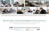 BESTYRELSESUDDANNELSEN 2015-2 · • Understanding and Measuring Profitability – Ratio Analysis • Cases: Analysis on Solid Danish Companies THE BOARD AND FINANCIAL MANAGEMENT